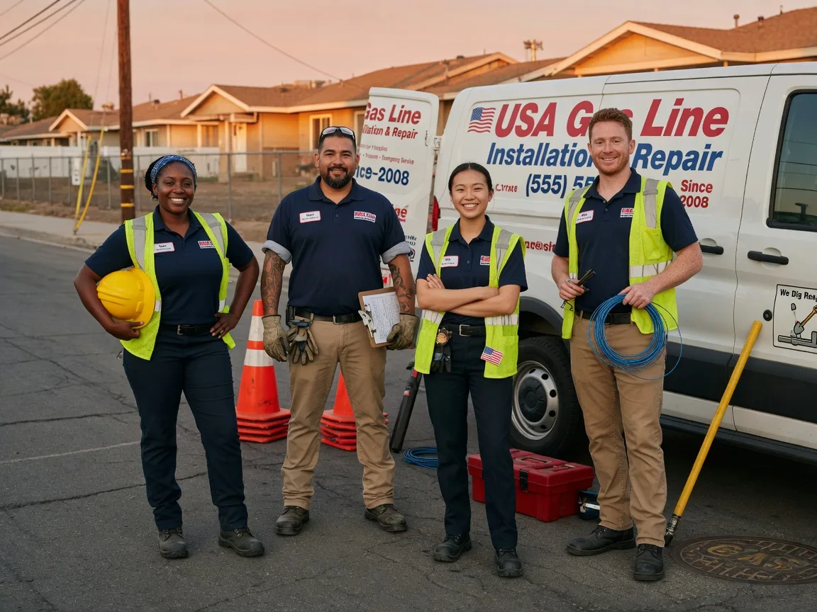 Gas Line Installation company in Fort Necessity, LA